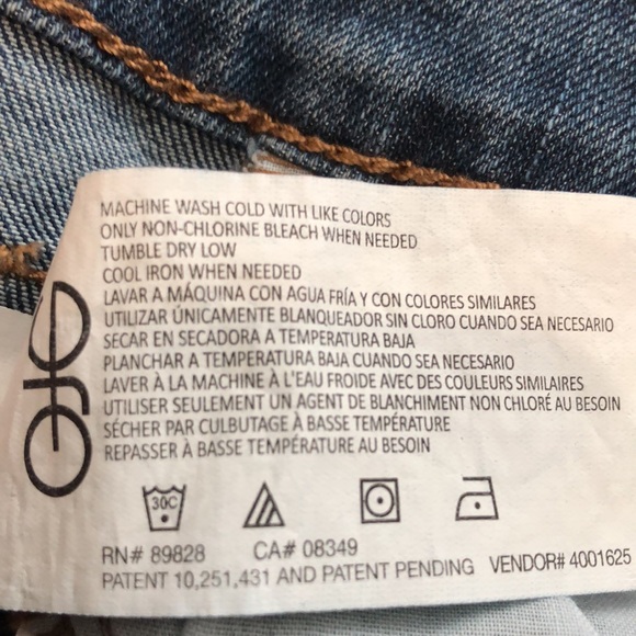 NEW Nine West Cigarette Mid Rise Skinny Modena Stretch Denim Jeans Women's 20W - Picture 13 of 16